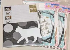 レターセット：猫柄 3点