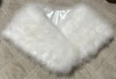 振袖白ファーショール
