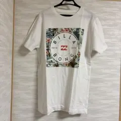 BILLABONG Tシャツ ボタニカルロゴ ホワイト