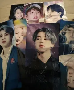 BTSスローガン　パク・ジミン　JIMIN ７枚セット