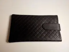 Bottega Veneta レザーケース イントレチャート風 ブラウン