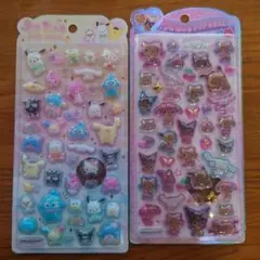 【正規品】サンリオ うるちゅるポップシール 2シートセット