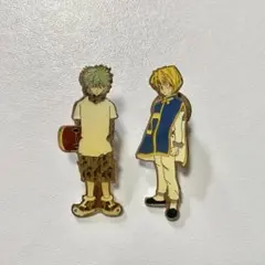 ハンターハンター 応募者全員サービス ピンバッジ 2点