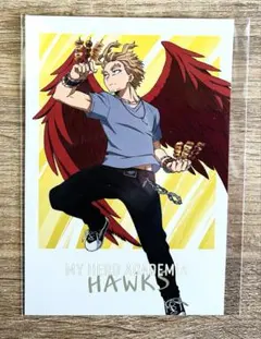 ヒロアカ　僕のヒーローアカデミア　特典　ポストカード　ホークス