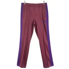 NEEDLES（尼特爾斯）NS247 Track Pant 酒紅色 S