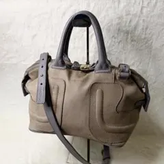 See by Chloe Kay 2way ショルダーバッグ 本革 モカ/グレーのサムネイル