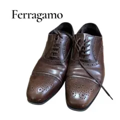 Ferragamo ブラウン ドレスシューズ