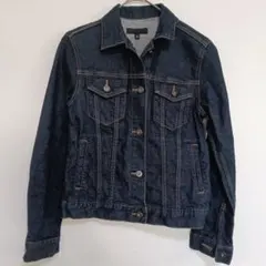 ユニクロ ストレッチデニムジャケット M 濃紺 インディゴ Gジャン レディース