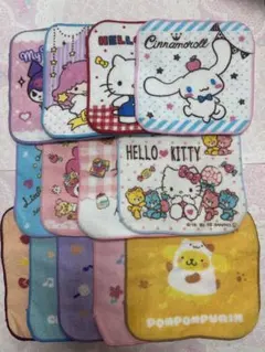 サンリオ　ハンカチ　タオル(13枚セット)