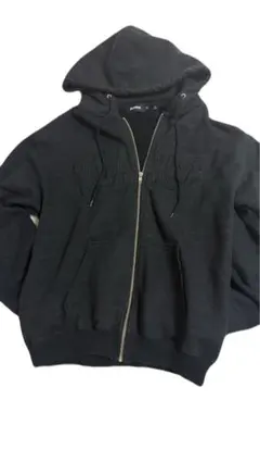 X-LARGE フルジップパーカー　ブラック