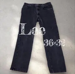 Lee 36×32　ブラックジーンズ
