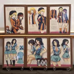 ガールズ&パンツァー　青師団　中立 キャラクターイラスト