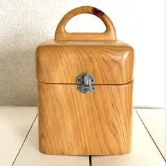 桧木製　日本製　小物入れ　収納150x150x170mm 未使用品
