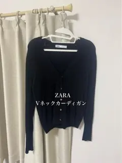 ❤️ZARA Vネックカーディガン ブラック❤️