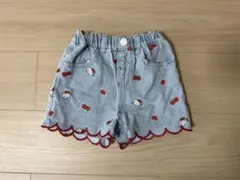 【MRC様専用】しまむら LITTC キティ デニム ショートパンツ 90cm