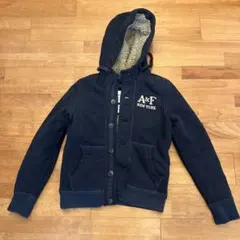 Abercrombie & Fitch ネイビー ボアパーカー S