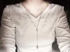 クロスネックレスy2k