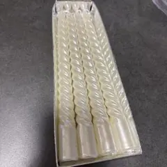 ツイスト型キャンドル 4本セット