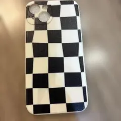 新品未使用品　iPhone 13 ケース チェッカーフラッグ柄