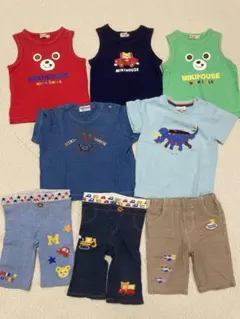 MIKI HOUSE等 男の子90センチ 夏服まとめ売り 8点セット