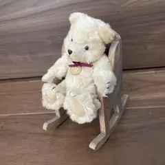 【ヴィンテージ】那須テディベアミュージアム ロッキングチェアとテディベアセット