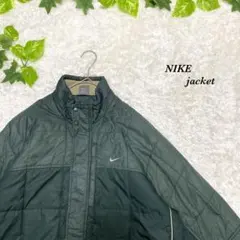 NIKE 刺繍　ナイロンジャケット　ブルゾン　古着 ダウン　激レア　銀タグ