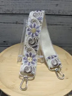 インド刺繍リボンハンドストラップ