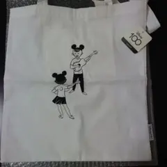 ディズニー100　ミッキーマウスクラブ　トートバッグ　エコバッグ　サリュ