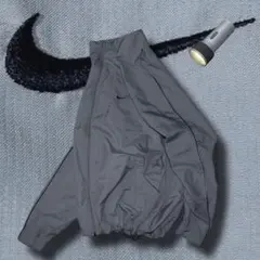 00s NIKE ギミックナイロンジャケット アームライン シルバー テック系