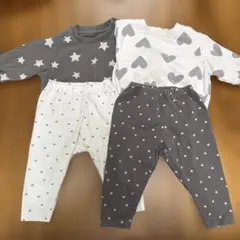 UNIQLO ベビー トレーナー ボトムス セット 80サイズ