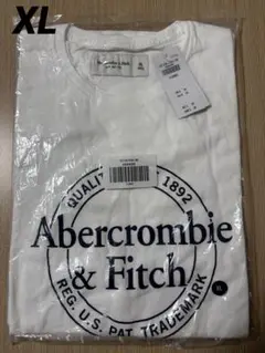 Abercrombie & Fitch XL Tシャツ ホワイト 新品未開封