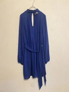 美品 Ｈ&M DIVIDED 青 長袖ワンピース 即発送