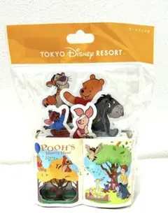 ディズニーランド購入　くまのプーさん　ケース入りメモ　セット　即購入可能！