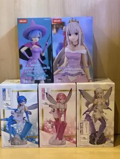 ˚*.꒰ リゼロ ꒱.*˚ ラウンドワン限定フィギュア/ まとめ売り ୨୧