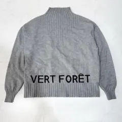 レスピーギ ロゴ ハイネック タートルネック ニット プルオーバー M