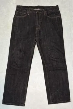 EDWIN ブラックデニム　ストレート