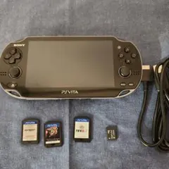 SONY PS Vita 本体 PCH-1100　ソフト　充電器　8GB