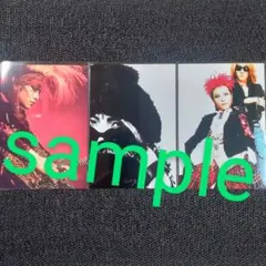 【美品】① hide J　写真 hideヒストリー 3枚セット 年代ランダム