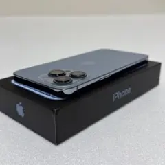超美品 iPhone 13 Pro 256GB シエラブルー 箱ケーブル新品付