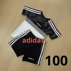 adidas セットアップ 上下 Tシャツ ショートパンツ 100cm