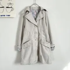 アラービーン　トレンチコート　春　フォーマル　ビジネス　キレイめ　爽やか