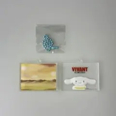 VIVANT 산리오 시나모롤 重なるアクリルキーホルダー ノコル