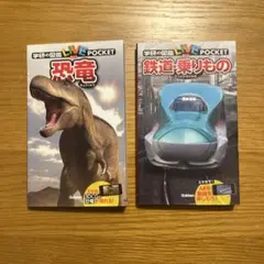 学研の図鑑LIVEポケット　鉄道・乗りもの　恐竜のサムネイル