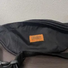 【universal overall】ウエストポーチ/ブラック