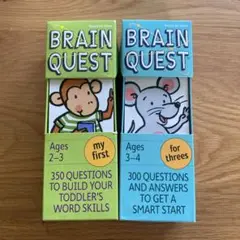 Brain Quest 知育カード 2-4歳用セット