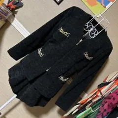 レトロ古着 バブリー✧ 長袖ジャケット&キュロット スーツ ヴィンテージ 古着