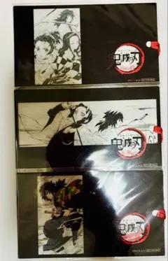 鬼滅の刃　クリアしおり　栞　冨岡義勇　竈門炭治郎　胡蝶しのぶ　３枚セット