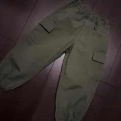 GU カーゴパンツ 110 カーキ