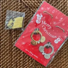 ディズニー　ミッキーのキーホルダー　＆　クリップ