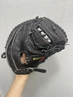ZETT ゼット BRCA31722 一般軟式キャッチャーミット 捕手用ブラック